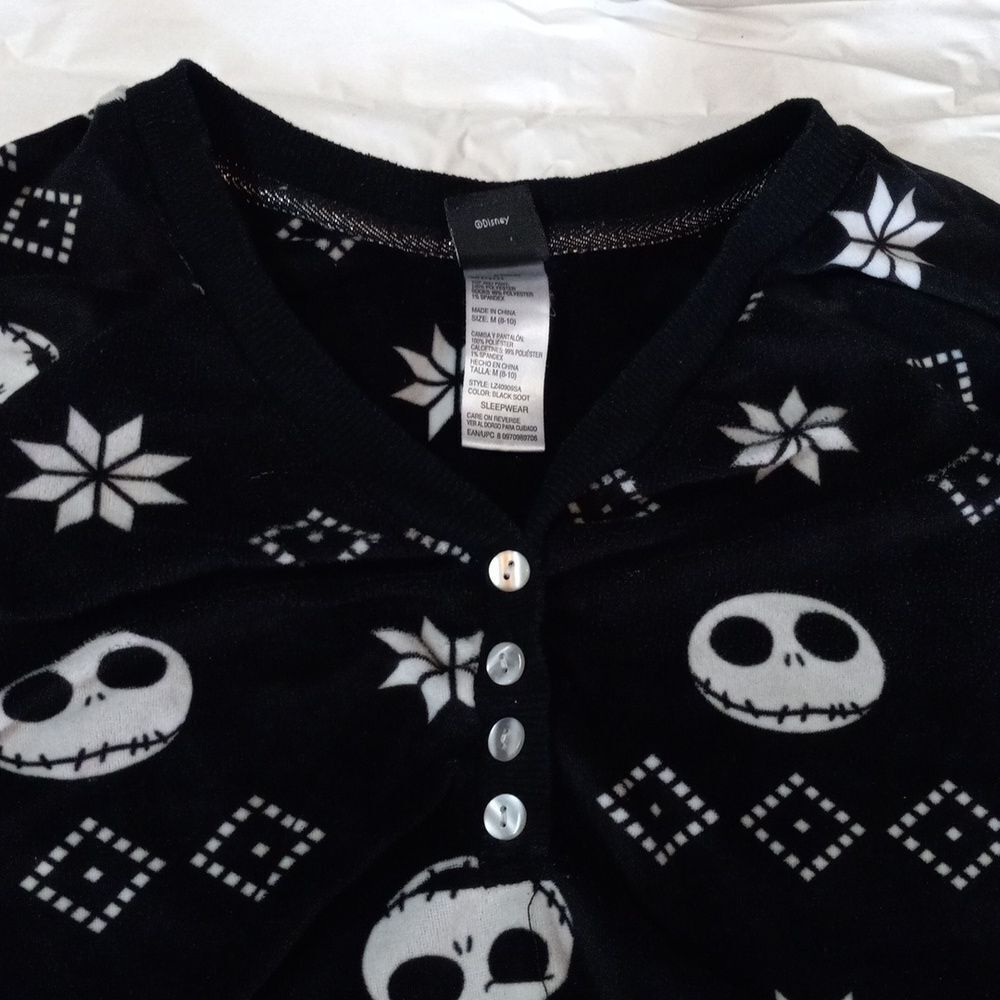 Disney Tim Burton's The Nightmare Before Christmas 2 Piece Pajama Set - Picture 3 of 9